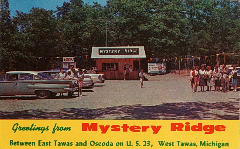 Mystery Ridge - Old Post Card (newer photo)